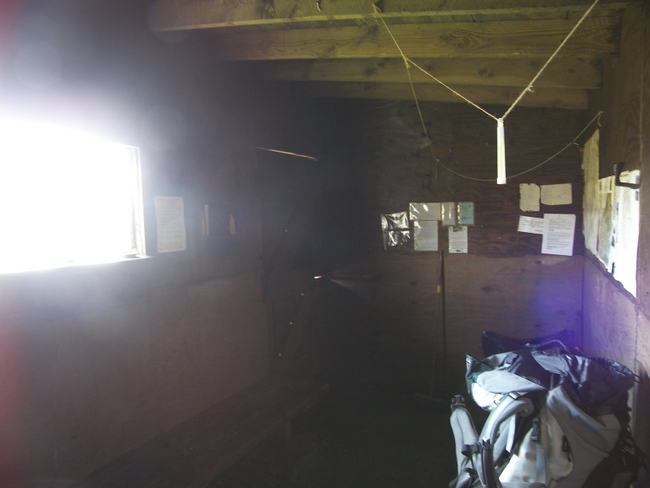 Refuge hut near Lamb Hill